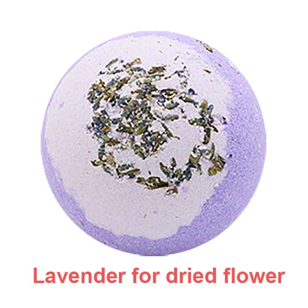Bolas de baño KASTU con lavanda y aceites esenciales para hidratar piel seca