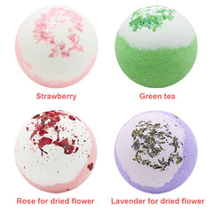Bolas de baño KASTU efervescentes con lavanda, ideal para un spa en casa