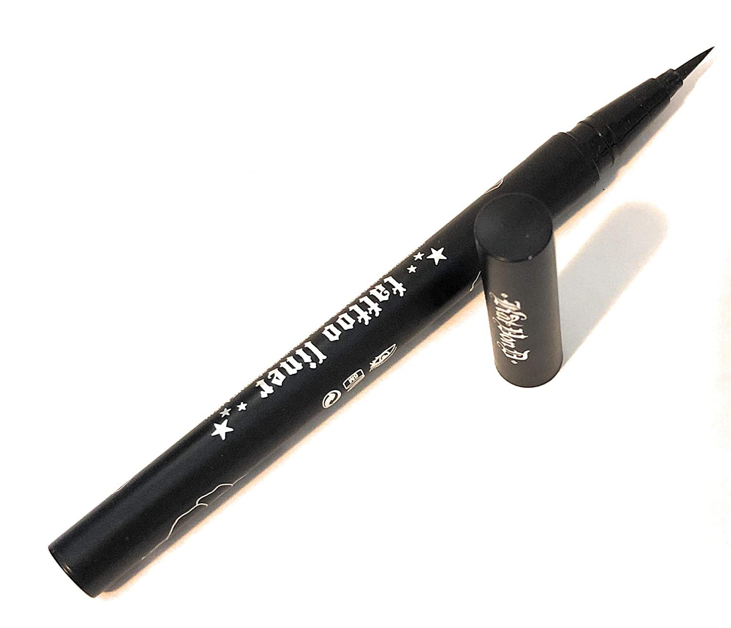 Kat Von D Tattoo Liner Trooper Black waterproof formula stays put all day.