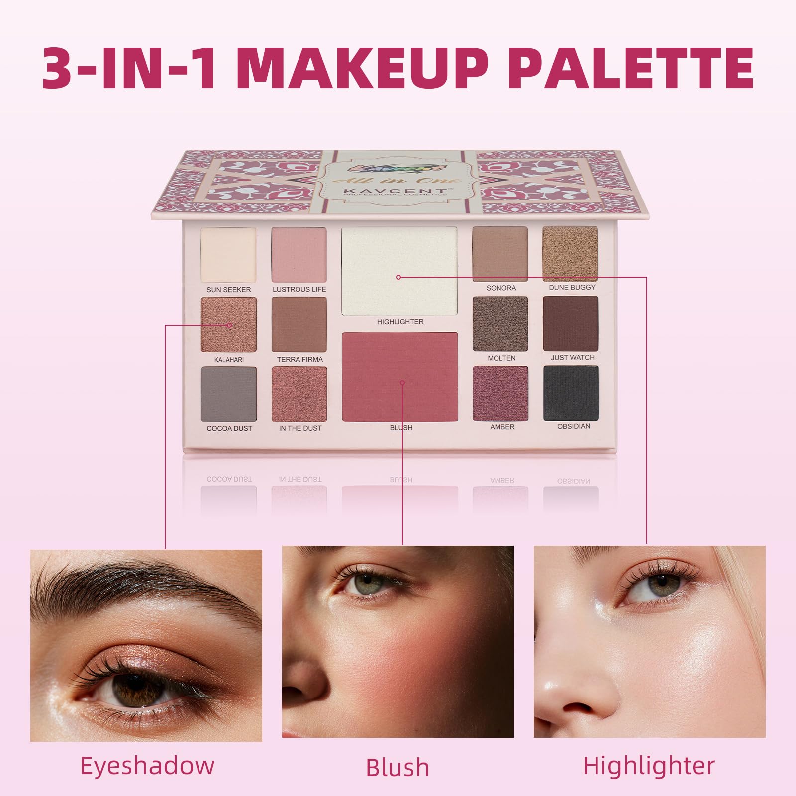 KAVCENT labial lipgloss brillo hidratante para un toque natural