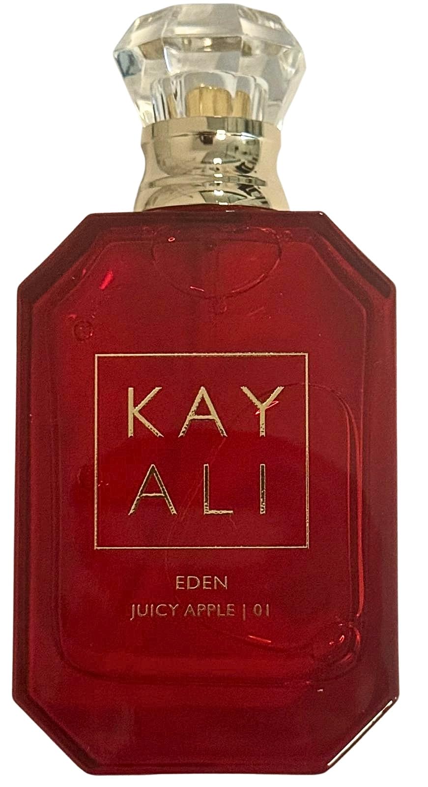 KAYALI Eden Juicy Apple, botella frontal, ideal para uso diario con aroma fresco