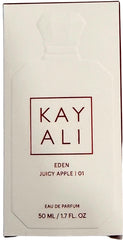 KAYALI Eden Juicy Apple, notas olfativas, perfil frutal floral para momentos casuales