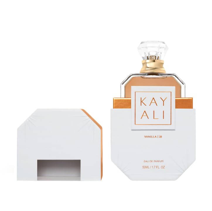 KAYALI Vanilla 28 caja-empaque, envoltorio atractivo para regalo.