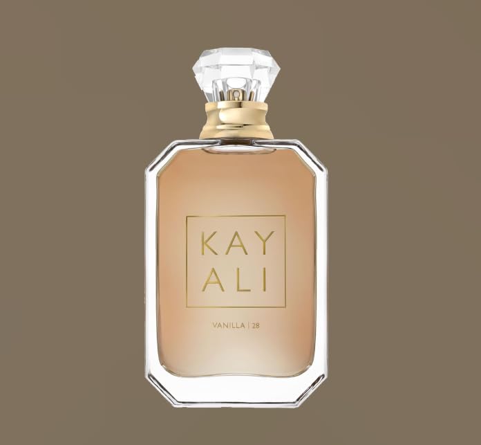KAYALI Vanilla 28 capuchón-detalle, acabado premium para colección de fragancias.