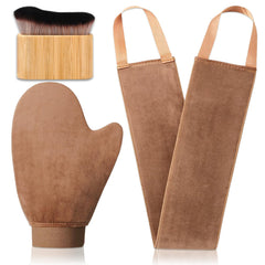 Guante de bronceado Kelilo 3 en 1 para aplicación uniforme y natural.