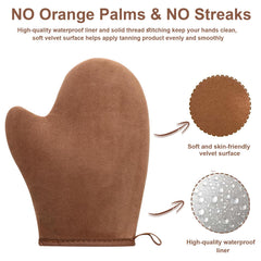 Cepillo bronceado KELILO, cabeza amplia para difuminar en cuerpo y rostro.