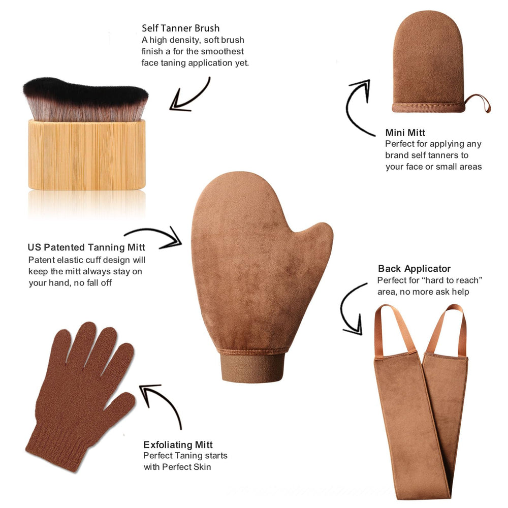Usos múltiples con gel, mousse o spray para un bronceado uniforme.
