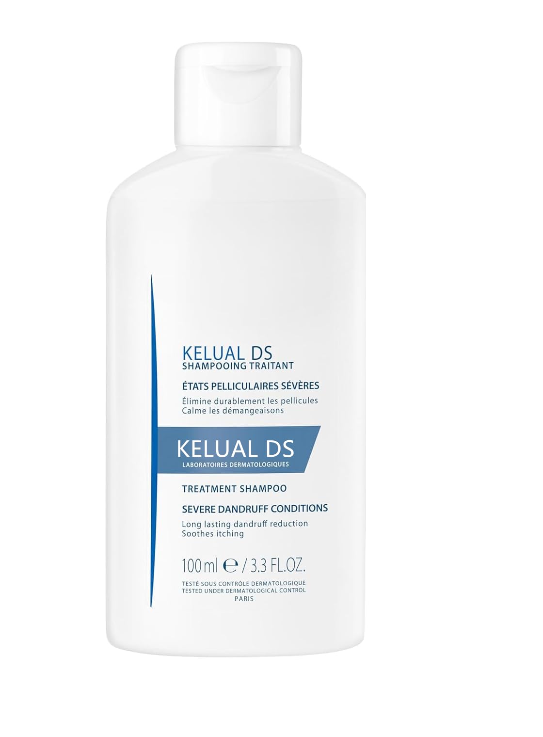KELUAL DS shampoo muestra textura cremosa para una espuma suave y agradable