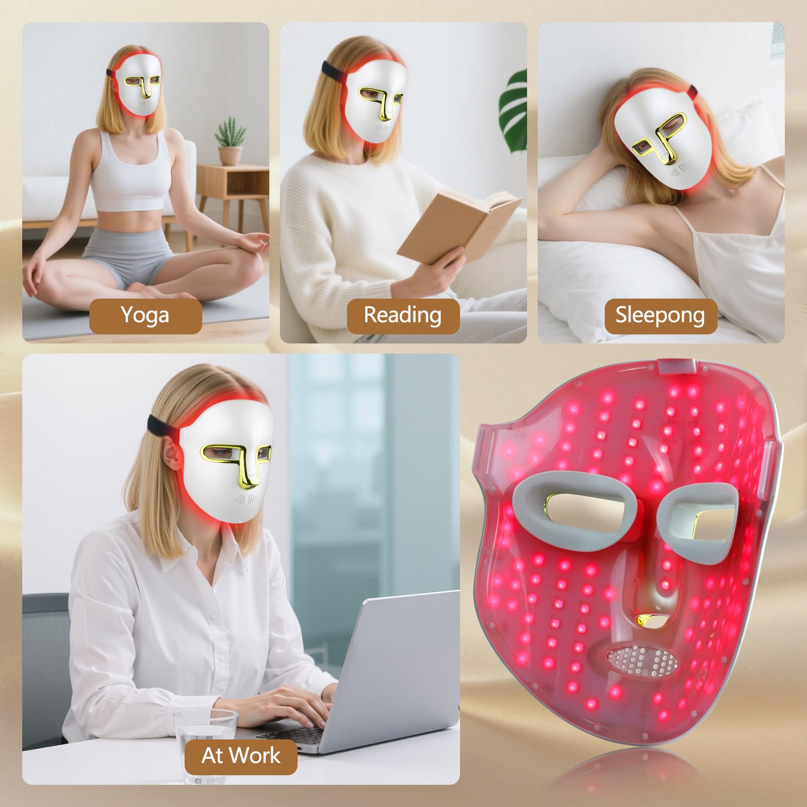 Kelyoo máscara LED en empaque elegante, regalo perfecto