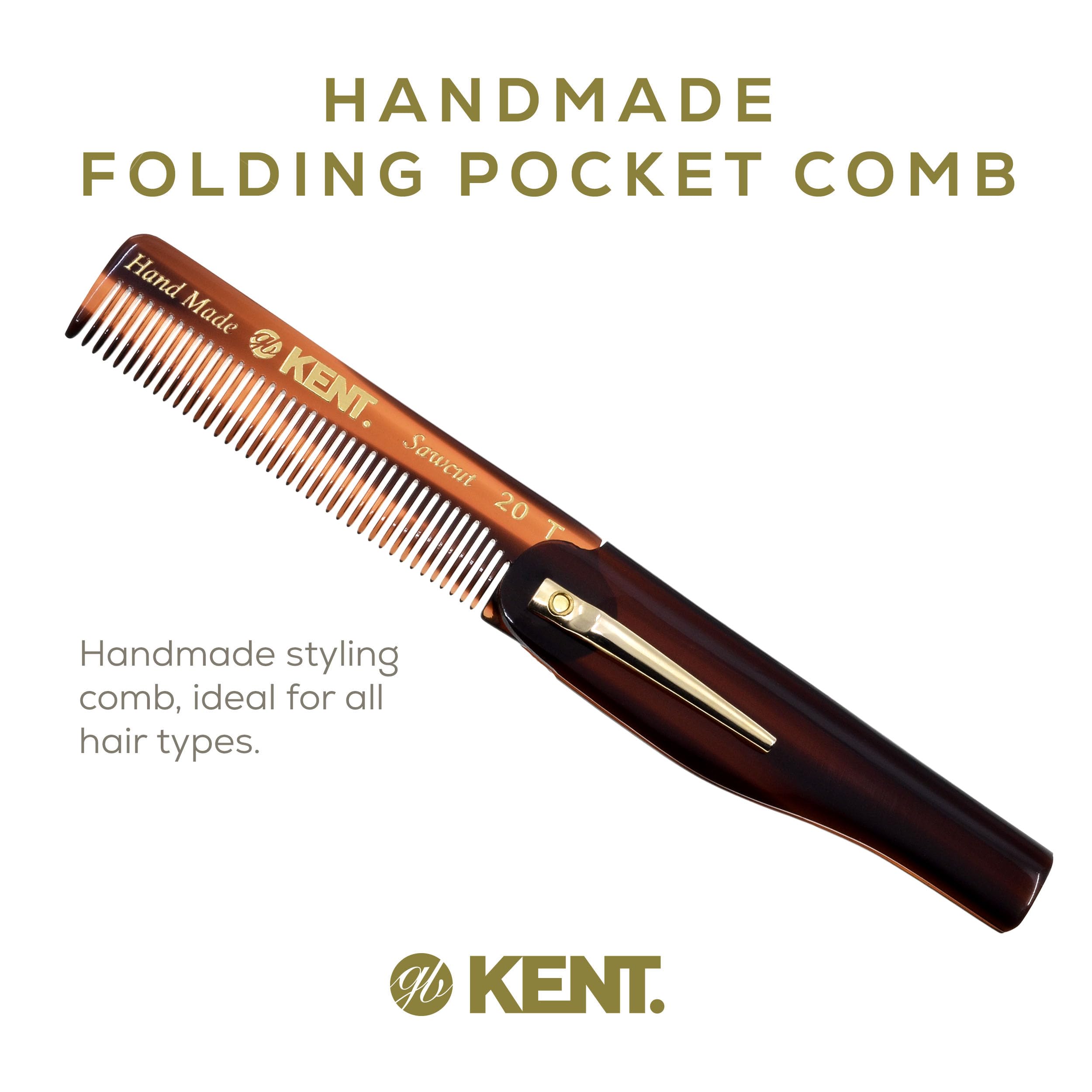 Kent 20T fine-tooth close-up shows smooth, snag-free teeth