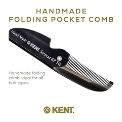 Kent 87T, dientes redondeados suaves, contacto suave para barba y piel.