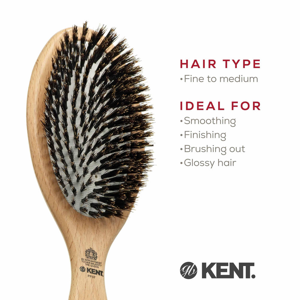 Kent PF07 tamaño extra grande para peinar todo tipo de cabello