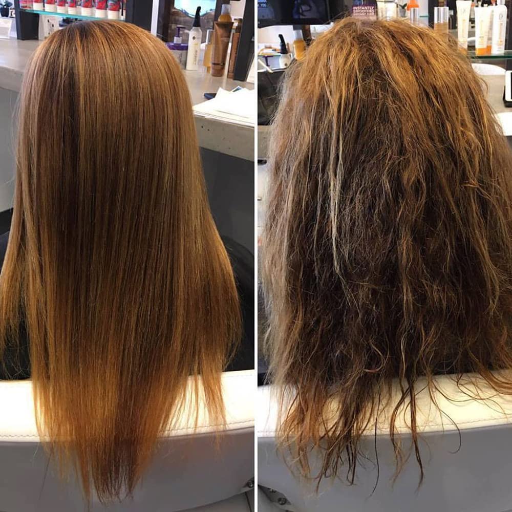 Textura suave del cabello con Kera Diamond Keratin Chocolate Restore