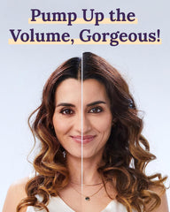 Keranique Shampoing Volume, pompe doseuse, application facilitée.