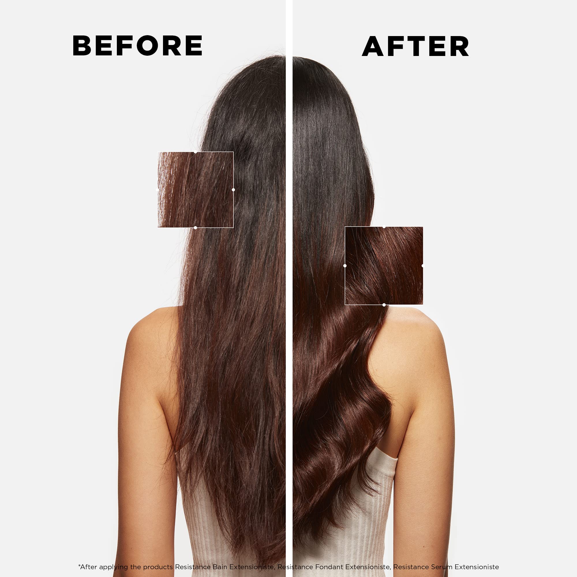 Kérastase Bain Extentioniste – résultats potentiels sur les longueurs, cheveux renforcés
