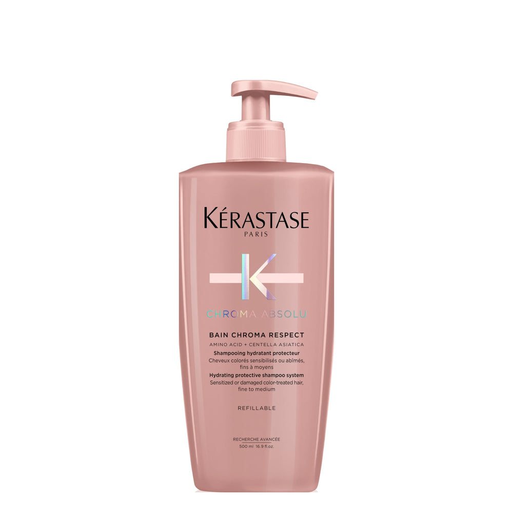 Kerastase Chroma Absolute champú, botella frontal para cuidado del color y brillo