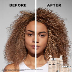 Kerastase Curl Manifesto crema de día sobre cabello mojado para definición