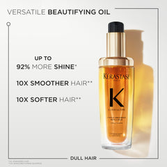 Kerastase Elixir Ultime: aplicación en media y puntas para suavidad duradera