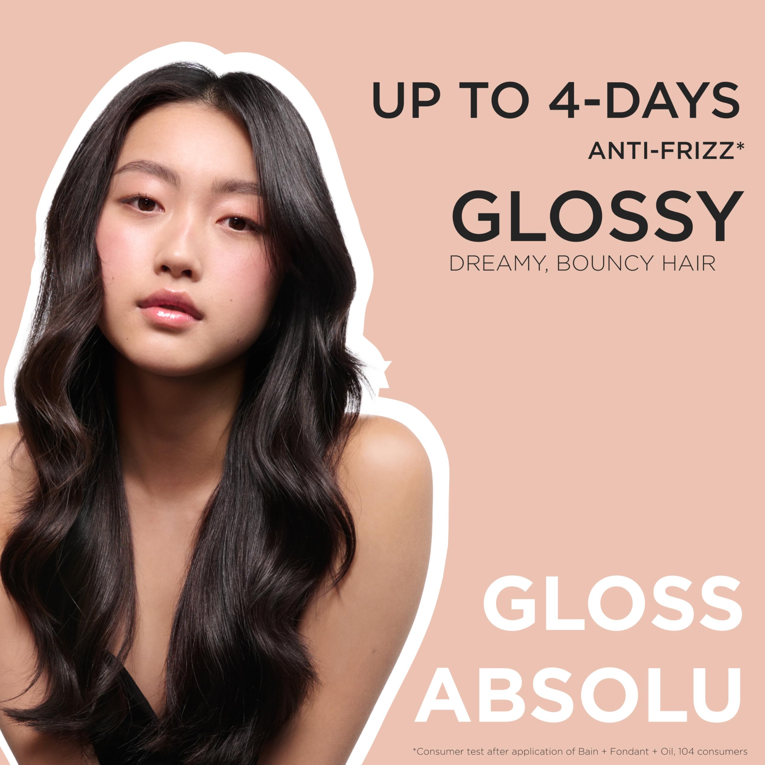Gloss Absolu aporta rebote natural al cabello.