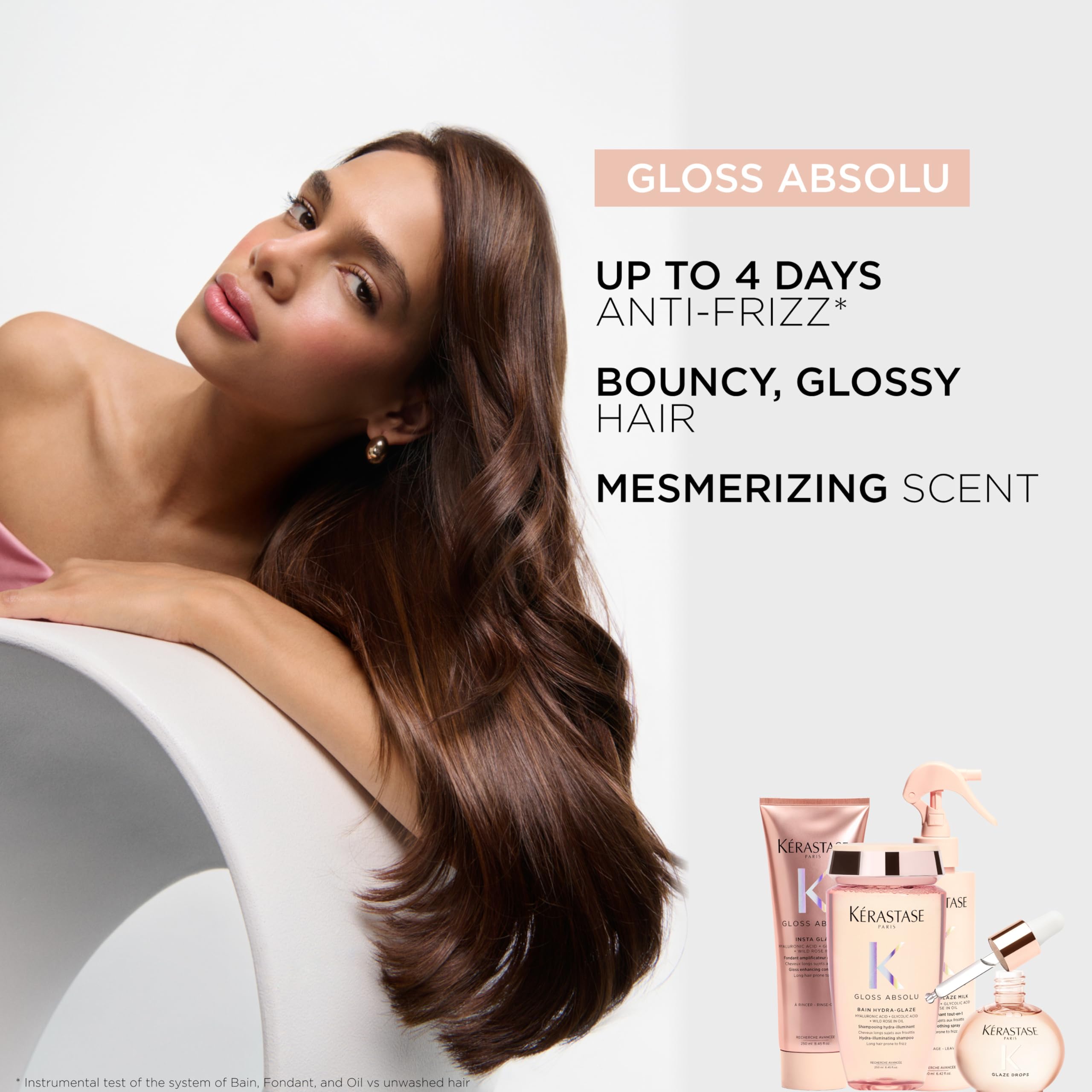 Kerastase Gloss Absolu champú: cierre de cutículas para una superficie más lisa.