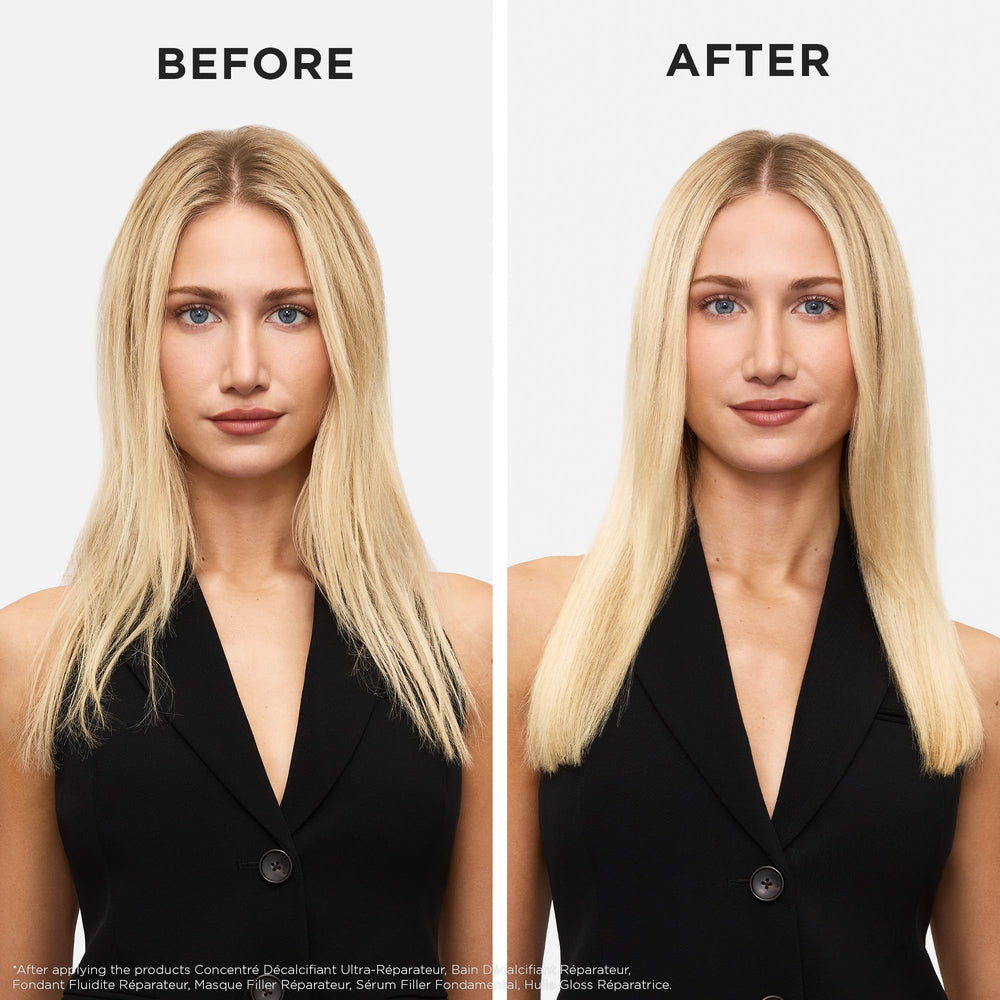 Kerastase Premiere Repair Pre-Shampoo: eliminación del calcio para cabello más flexible.