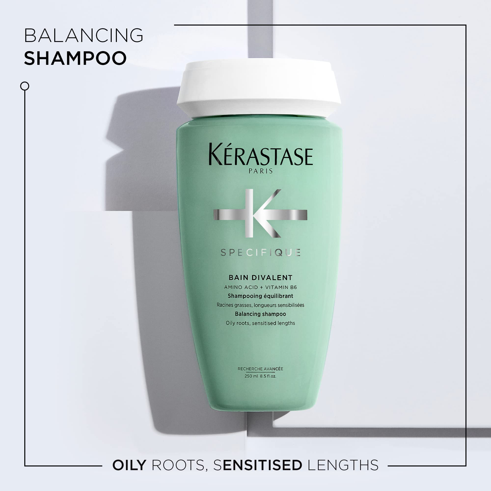 KÉRASTASE Specifique Shampoing Balancing: longueurs hydratées et pointes souples.
