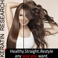 KERATIN RESEARCH aplicación profesional en casa para cabello liso y suave