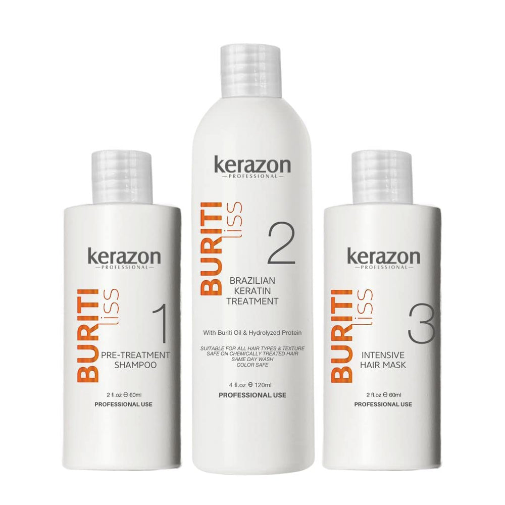Kerazon Professional champu clarificante paso 1 para preparar el cabello