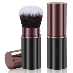 Keriloo brocha maquillaje retráctil compacta, ideal para retoques en cualquier lugar