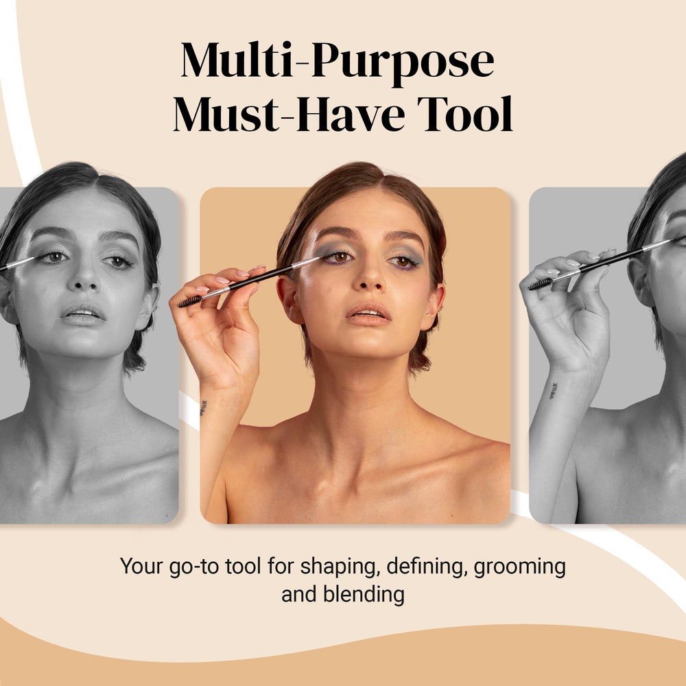 Fibras sintéticas libres de crueldad de KESHIMA para maquillaje suave.