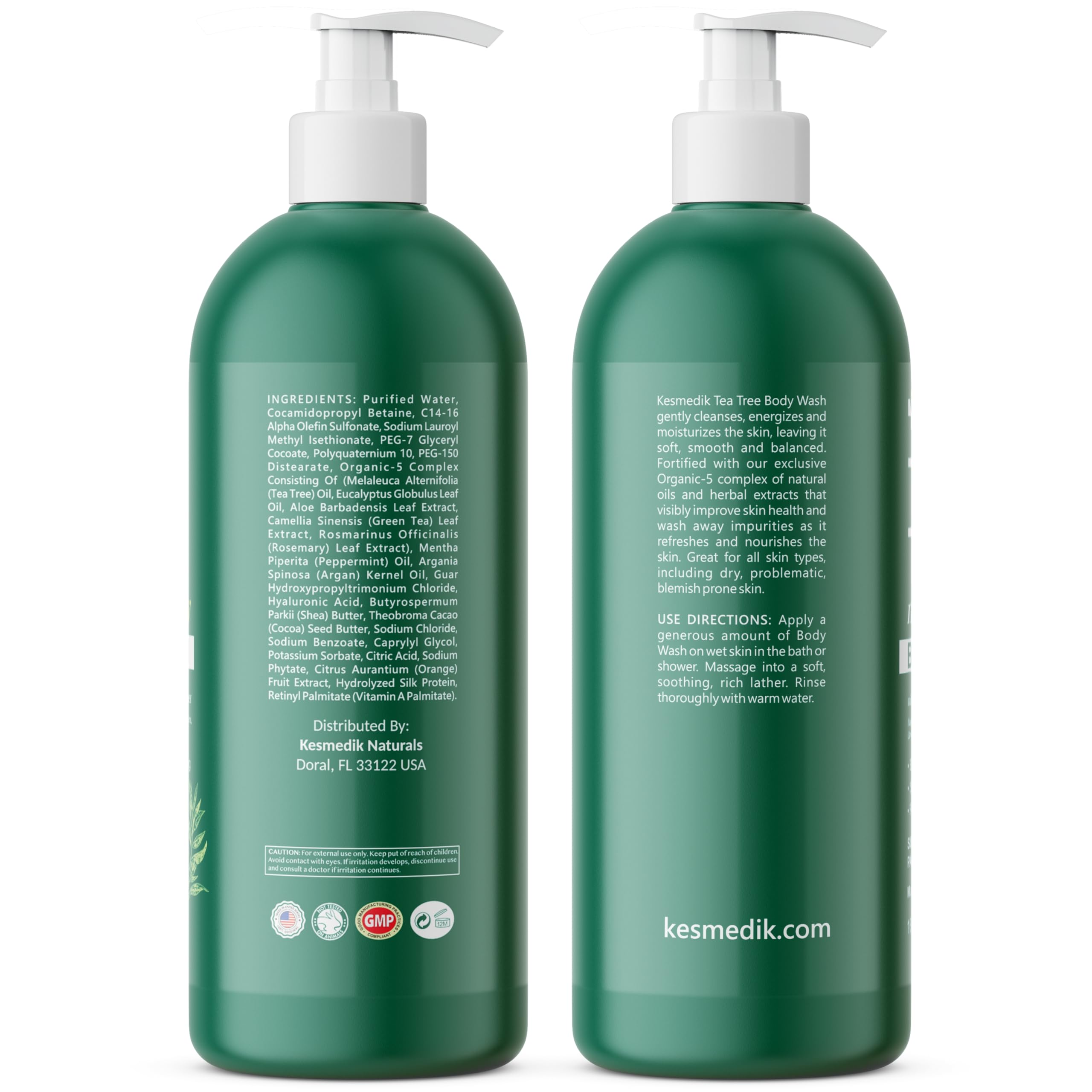 KESMEDIK gel de ducha en doble paquete, ahorro y conveniencia.