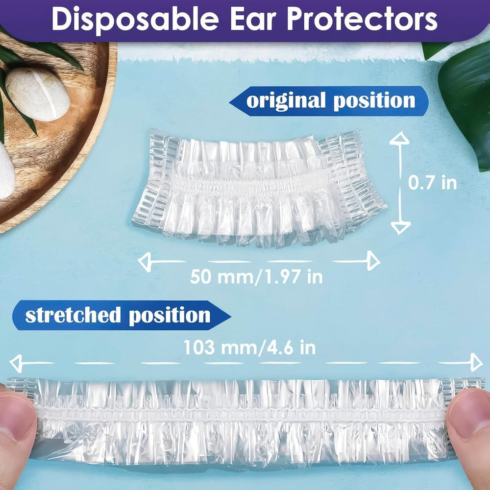 KETAR cubiertas para oídos para ducha, duraderas y de plástico resistente.