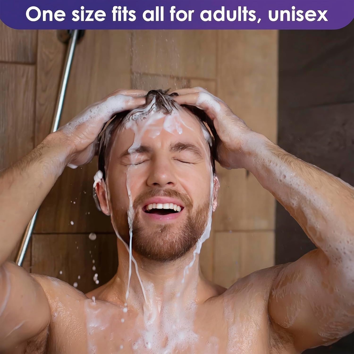 KETAR cubiertas para oídos para ducha, fáciles de ponerse y ajustar.