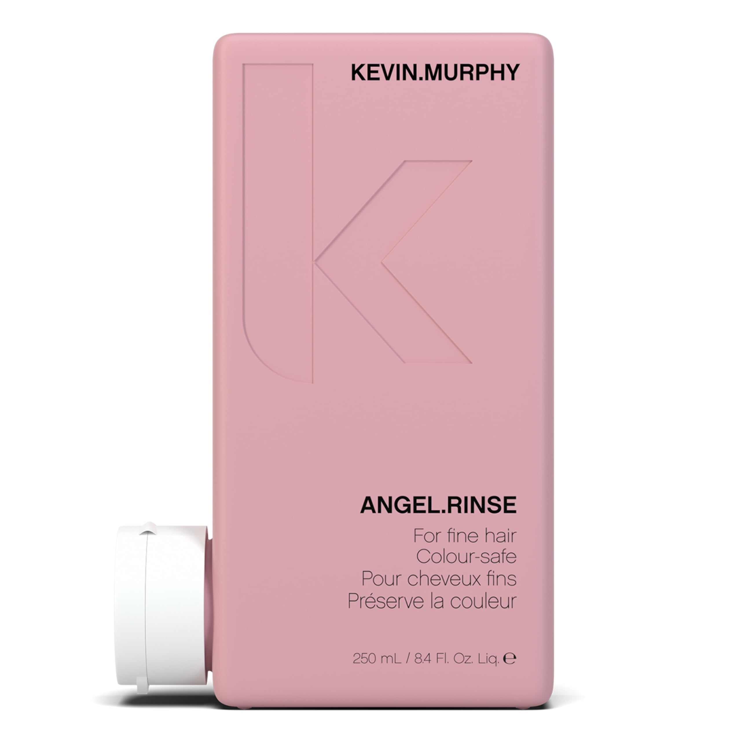 KEVIN.MURPHY ANGEL.RINSE: botella elegante para cuidado delicado del cabello teñido.
