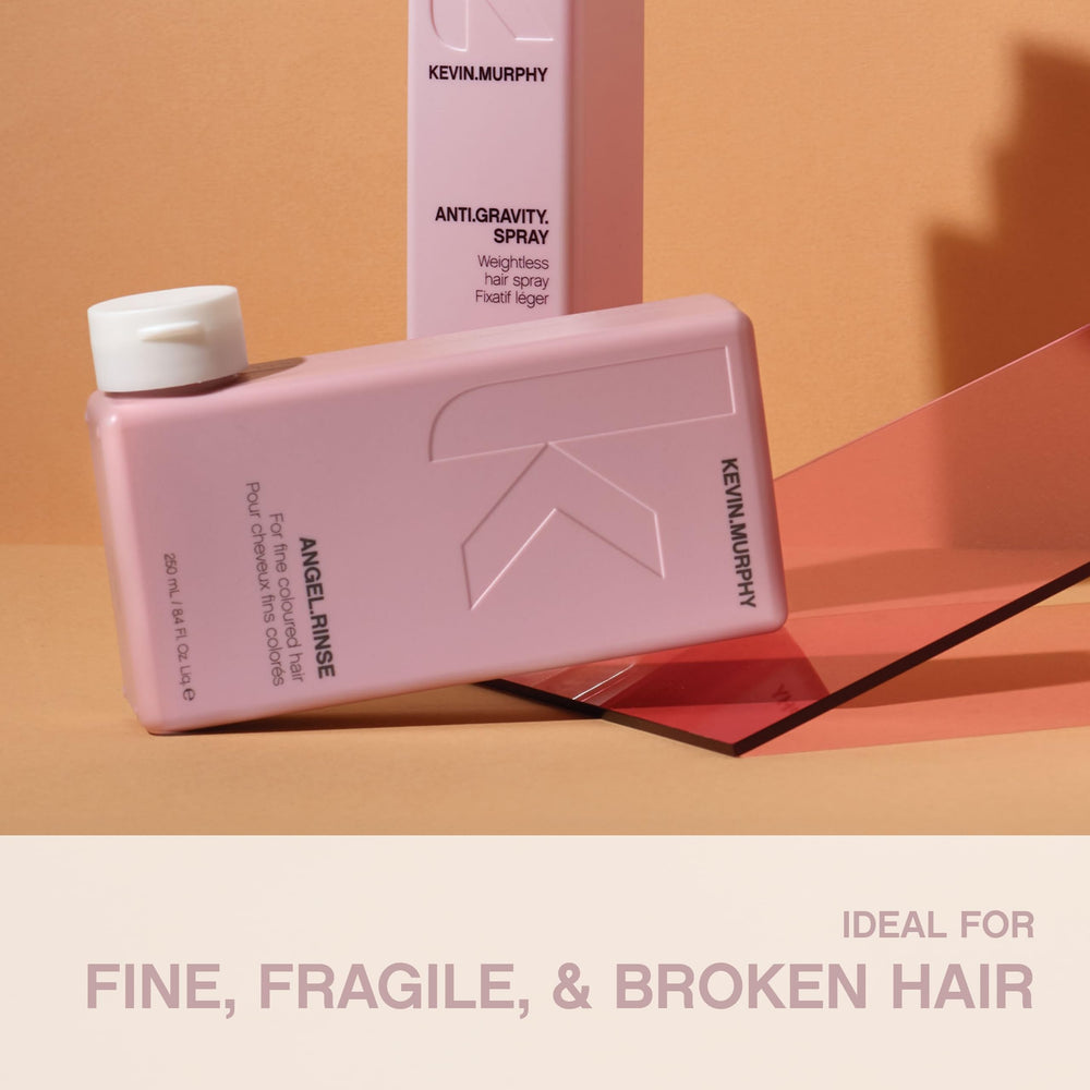 El cabello teñido luce más vibrante gracias a ANGEL.RINSE suave.