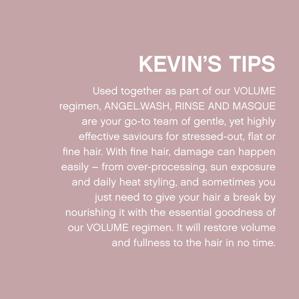 ANGEL.RINSE ofrece color seguro y protección antioxidante.