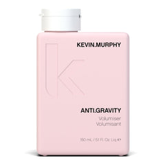 KEVIN.MURPHY ANTI.GRAVITY botella frontal muestra volumen duradero para todo tipo de cabello.