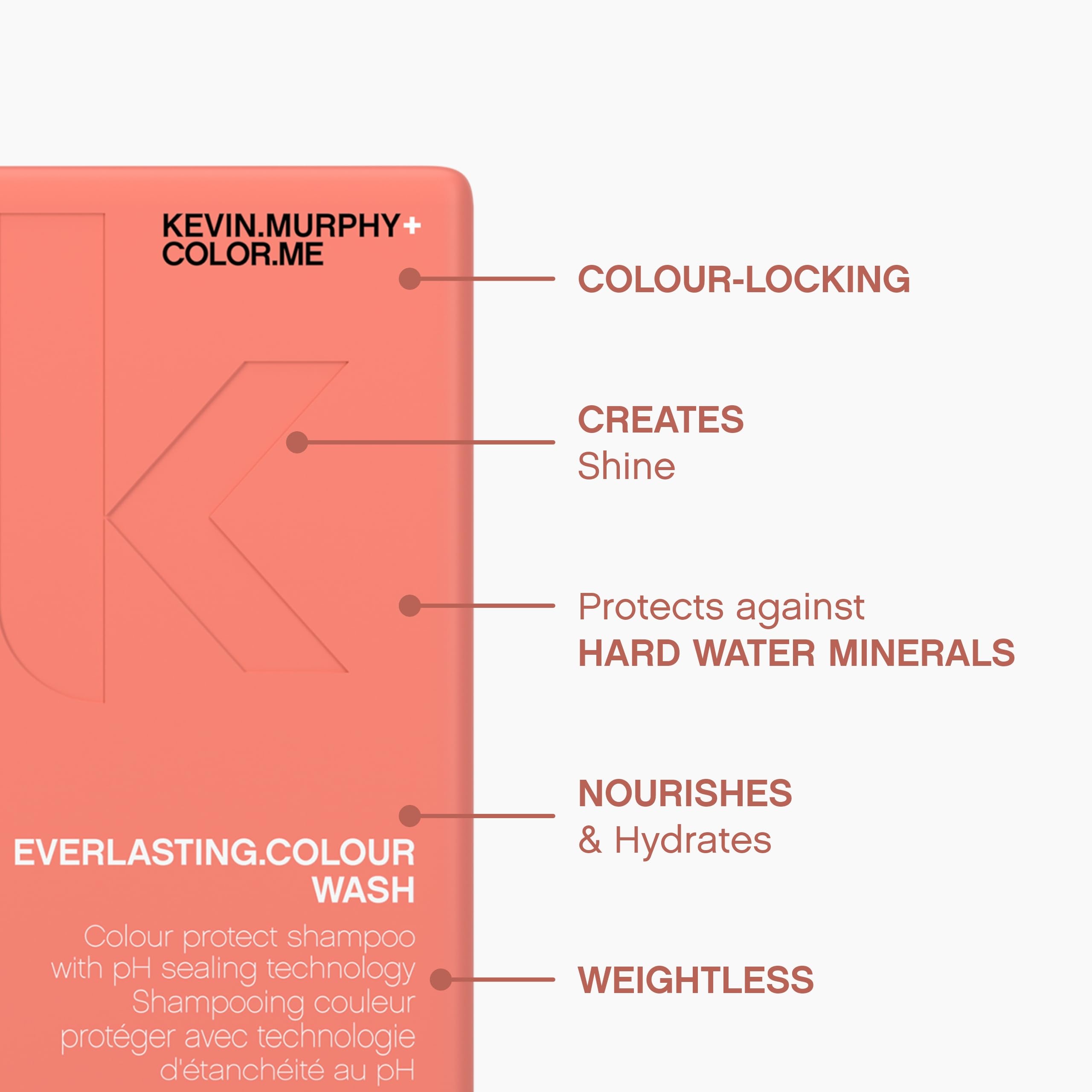 KEVIN.MURPHY EVERLASTING.COLOUR WASH uso diario: mantiene el color y brillo.