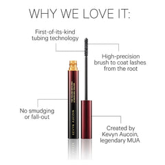 Kevyn Aucoin The Volume Mascara: aplicación precisa en pestañas inferiores.