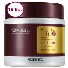 Kewhunt Mascarilla Capilar envase 500 ml, hidratación profunda para el cabello
