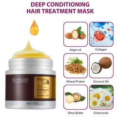 Kewhunt Mascarilla Capilar textura crema, aplicación suave y uniforme