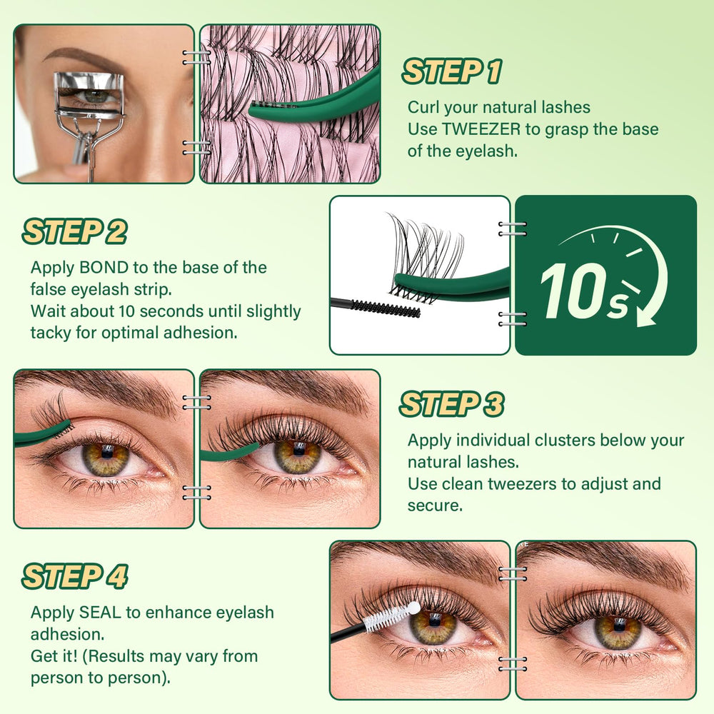 KEYYOU envase 10ml negro para pegamento de pestanas