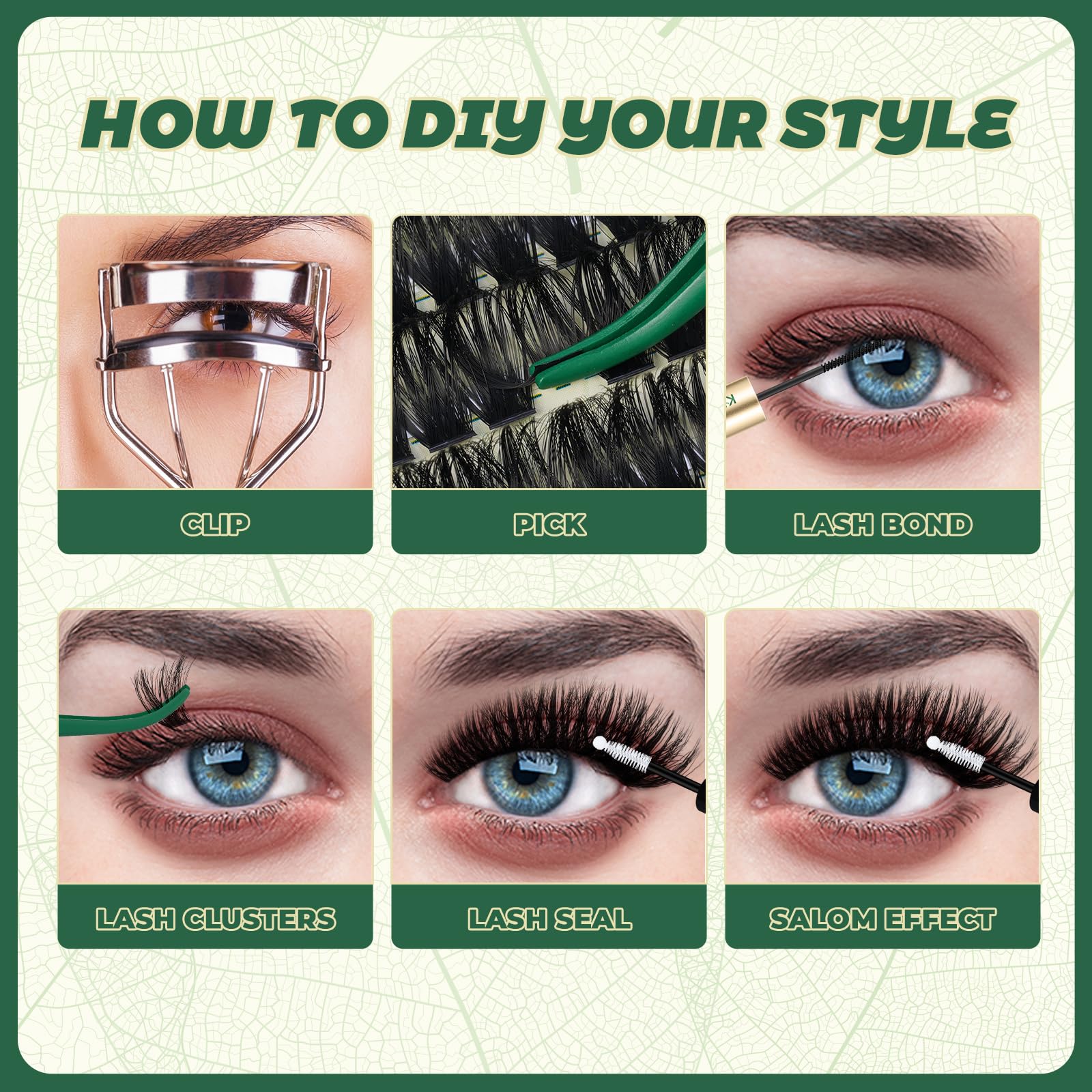 KEYYOU at-home eyelash extension kit for salon-like results.