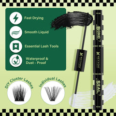 KEYYOU Lash Bond & Seal quick-fix capability for secure lash placement