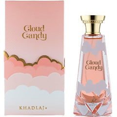 Khadlaj Cloud Candy, atomizador, fragancia suave para salidas nocturnas.