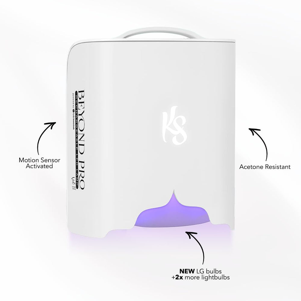Kiara Sky Beyond Pro Vol II, lámpara LED inalámbrica para secado rápido de gel