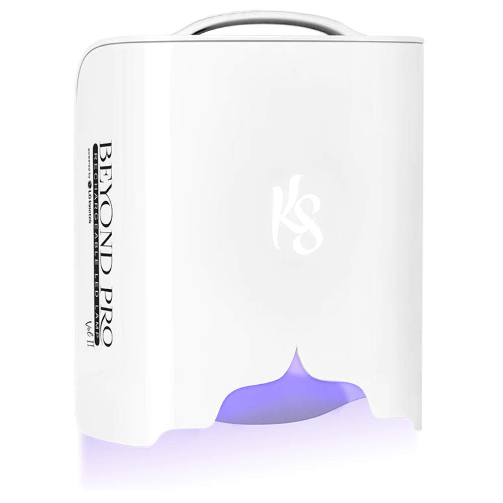 Kiara Sky Beyond Pro Vol II, lámpara UV blanca con foco frontal para curado uniforme
