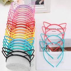 KICOSY bandas cabello orejas-gato, ajuste suave para todo tipo de cabeza.