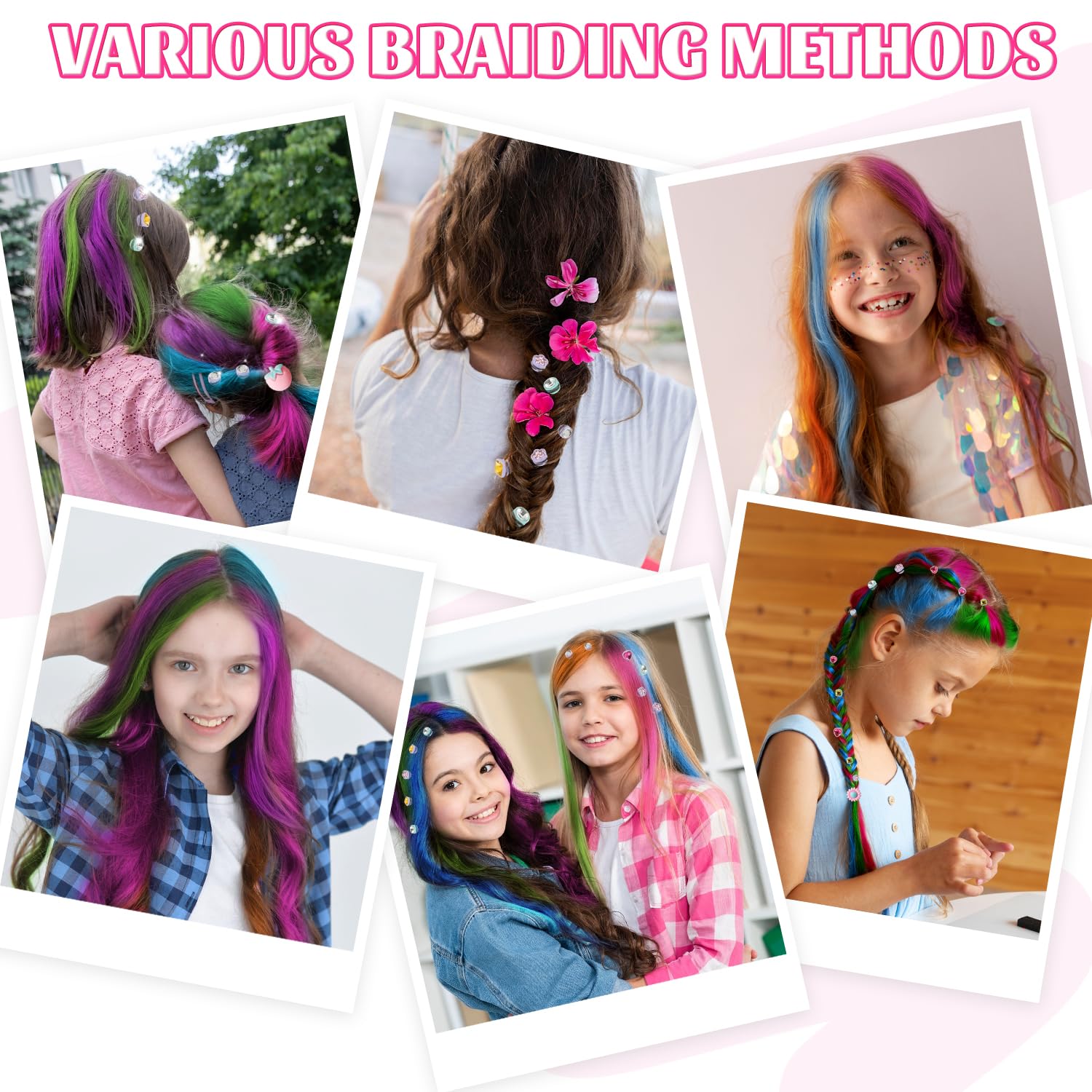 Kidzkube bandas para el pelo coloreadas, complemento perfecto