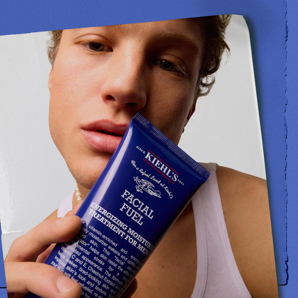 Kiehl's Facial Fuel: aplicación en movimientos circulares para mejor absorción